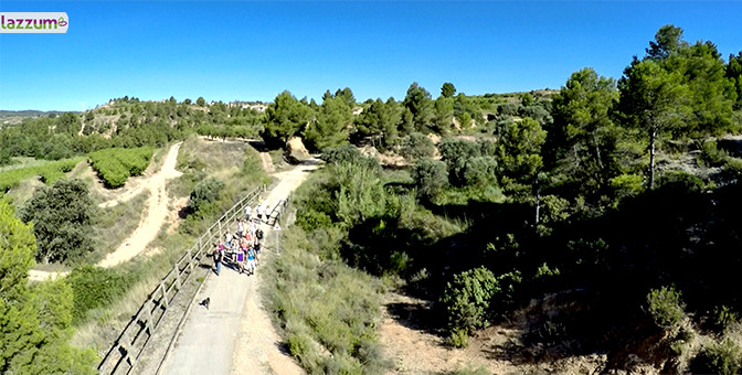 ‘Senderismo por la Vía Verde de Terres de l’Ebre’. Una experiencia #lazzer