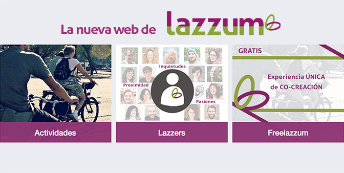 ¡La web de lazzum ya está aquí!