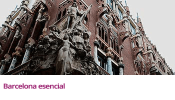Exterior de la fachada del Palau de la Música Catalana, Barcelona