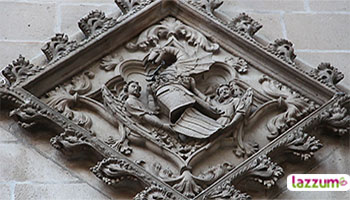 Detalle arquitectónico de estilo gótico_Barrio Gótico de Barcelona
