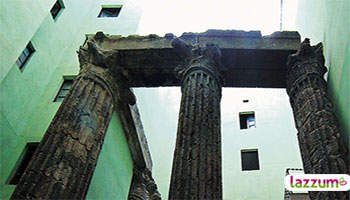 Interior del Templo Augusto de Barcelona