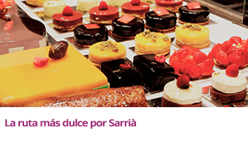 Surtido de dulces y pasteles de una de las pastelerías artesanales más antiguas y reconocidas del barrio de Sarrià